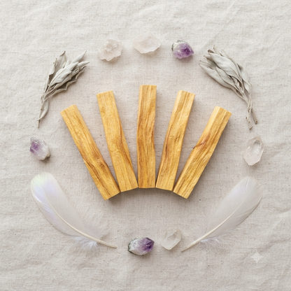 Fagot de Purification Sacré – 5 Bâtonnets de Palo Santo Naturel