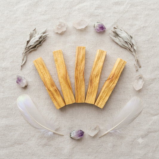 Fagot de Purification Sacré – 5 Bâtonnets de Palo Santo Naturel
