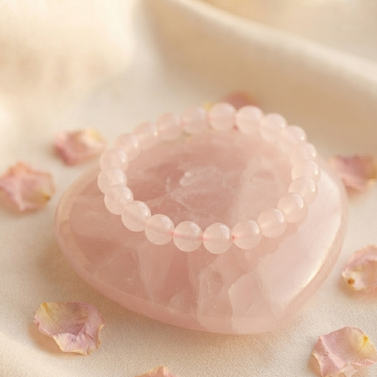 Pack Mois 3 Souverainete - bracelet quartz rose, encens wu agar wood, Oracle de la Lionne