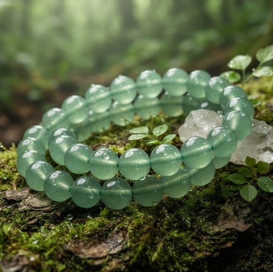Pack Mois 2 Recodage - bracelet aventurine verte, encens agarwood, disque sélénite arbre de vie